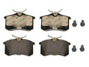 Volkswagen Jetta, GTI 2002-2006 Brake Pad Set - Textar 1J0698451K