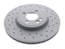 Mini Cooper Hardtop, Clubman, Coupe, Roadster 2006-2015 Brake Disc - Zimmermann Sport Z Cross Drilled 34116858652