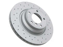 BMW 3 Series 2006 Brake Disc - Zimmermann Sport Z Cross Drilled 34116854999