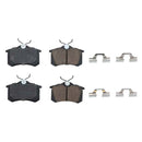 Volkswagen Passat, Audi A6, Allroad, S6 1998-2005 Brake Pad Set - Akebono Euro 4B0698451E