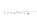 Porsche 911, 912 1965-1967 Brake Line Kit - URO Parts 104338067