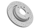 BMW 3 Series 1999-2006 Brake Disc - Zimmermann Sport Z Cross Drilled 34216864056