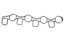 Volkswagen Jetta, Beetle, Golf, Audi A3 2009-2014 Intake Manifold Gasket - Victor Reinz 03L129717