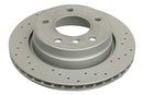 BMW 3 Series 1996-2000 Brake Disc - Zimmermann Sport Z Cross Drilled 34216864903