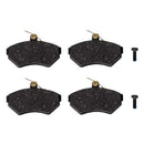 Volkswagen Cabrio 2001-2002 Brake Pad Set - Hella Brake Systems 6N0698151A