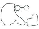 Audi Q7, A6, A7, Q5, A8, Volkswagen Touareg 2013-2016 Engine Oil Cooler Gasket - Victor Reinz 059117070