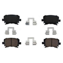 Volkswagen Jetta, GTI, Rabbit 2005-2010 Brake Pad Set - Akebono Euro 1K0698451F