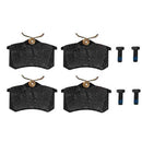 Volkswagen Cabrio 2001-2002 Brake Pad Set - Hella Brake Systems 1E0698451E
