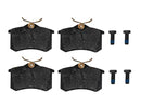 Volkswagen Cabrio 2001-2002 Brake Pad Set - Hella Brake Systems 1E0698451E