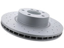 BMW X4, X3 2011-2018 Brake Disc - Zimmermann Sport Z Cross Drilled 34106879122