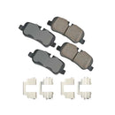 Land Rover Range Rover, LR4, Range Rover Sport 2010-2012 Brake Pad Set - Akebono Euro LR139969