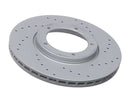 Porsche 911, 914, 924, 944 Brake Disc - Zimmermann Sport Z Cross Drilled 477405083D