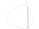 URO Parts Premium Chrome Antenna Mast with Black Tip for Saab 9-3 and 900 models - 24/24 Warranty
