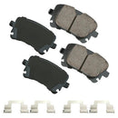 Audi A4, A5, Q5, Allroad 2008-2016 Brake Pad Set - Akebono Euro 8K0698451L