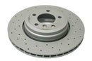 BMW 7 Series 2002-2005 Brake Disc - Zimmermann Sport Z Cross Drilled 34216864046
