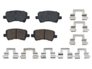 Volvo S80, XC70, V70 2007-2016 Brake Pad Set - Akebono Euro 30671576